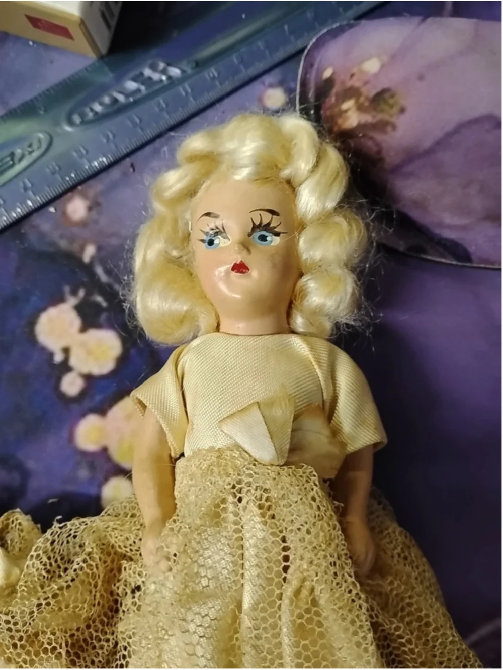 Lot of 9 Vintage Nancy Ann Storybook Dolls 1940s–50s – Mixed Condition Bisque